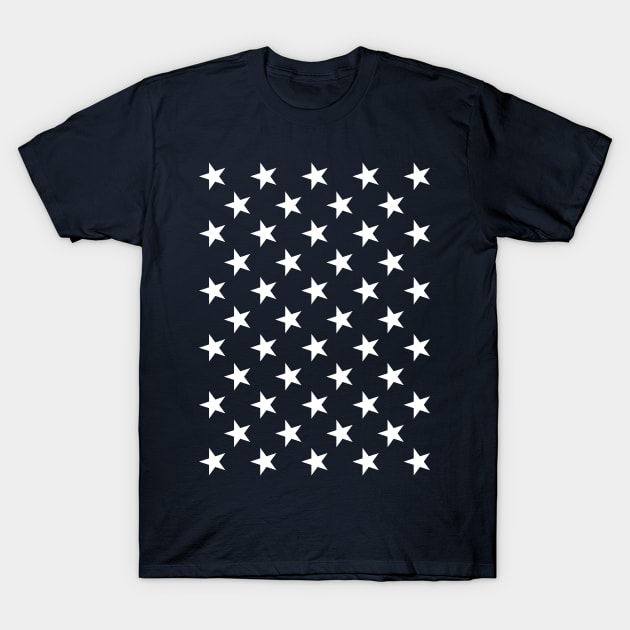 50 States Stars United States of America Flag 4th of July T-Shirt by teeleoshirts